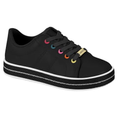 Molekinha - Sapato Casual Infantil - Napa Turim/Gor Fgp - PRETO 01/PRETO 01-PRATA 2520.320.26708.75682