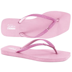 CABEDAL PRONTO CHINELO ROSA 08 * SOLA ROSA 08