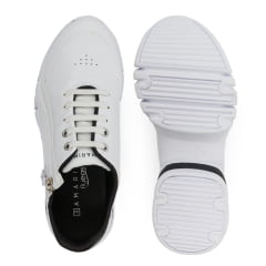 Tênis Dad Sneaker Chunky Ramarim Recortes Branco