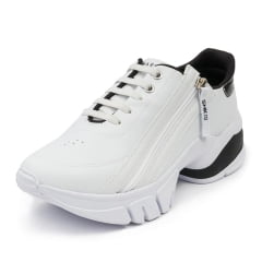 Tênis Dad Sneaker Chunky Ramarim Recortes Branco