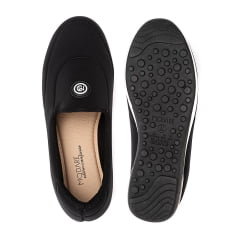 Tênis Feminino Modare Elástico Ultraconforto Slip On Ortopédico